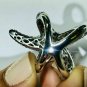 2.10Ct Round Cut Black & White Men's Octopus Ring 925 Sterling Silver