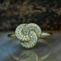 1.85Ct Round Cut D/VVS1 Wedding Engagement Ring 14K Yellow Gold Finish