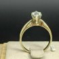 2.10Ct Marquise Cut Diamond Solitaire Wedding Ring 14K Yellow Gold Over