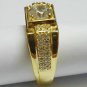 2.18Ct Round Diamond 14K Yellow Gold Finish Band Solitaire Engagement Ring