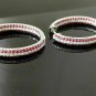 D/VVS1 1.00Ct Round Cut Diamond Huggie Earrings 14K White Gold Finish