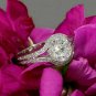 1.88Ct Round Cut D/VVS1 Diamond Engagement Ring 14K White Gold Finish