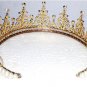 Exclusive Vintage Repro. 12.75Ct Rose Cut Diamond Silver Pearl Tiara