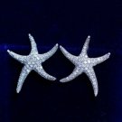 Starfish 2.75Ct Round Cut D/VVS1 Diamond Stud 14K White Gold Finish
