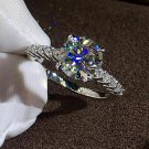 2.50Ct Round Cut Diamond Solitaire Engagement Ring 14K White Gold Finish