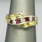 D/VVS1 0.45Ct Round Cut Diamond 14K Yellow Gold Plated Wedding Band Ring
