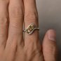 1.00Ct Diamond Yellow Citrine Valentine Ring 14k White Gold Finish