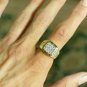 1.35Ct Brilliant Cut Diamond Valentine Men's Ring 14k Yellow Gold Over