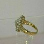 2.50Ct Round Baguette Cut Diamond Cluster Wedding Ring 14k Yellow Gold Over