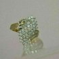 2.50Ct Round Baguette Cut Diamond Cluster Wedding Ring 14k Yellow Gold Over