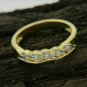 1.15Ct Round Cut D/VVS1 Diamond 14K Yellow Gold Over Wedding Band Ring