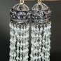 Tassel Handmade Victorian Style 2.85Ct Rose Cut Diamond Silver Earrings