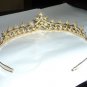 7.10Ct Rose Cut Diamond Silver Victorian Inspired Pearl Tiara