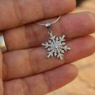 2.50Ct Round Cut D/VVS1 Diamond Pendant 14K White Gold Finish