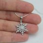 2.50Ct Round Cut D/VVS1 Diamond Pendant 14K White Gold Finish