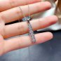 1.05Ct Round Cut D/VVS1 Diamond Pendant 14K White Gold Finish W Chain