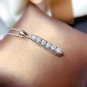 1.05Ct Round Cut D/VVS1 Diamond Pendant 14K White Gold Finish W Chain
