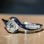 14K White Gold Finish 2.75Ct Round Cut VVS1/D Diamond Solitaire Ring