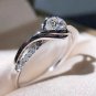 14K White Gold Finish 2.75Ct Round Cut VVS1/D Diamond Solitaire Ring