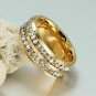 14K Yellow Gold Finish 2.35Ct Round Cut VVS1/D Diamond Full Eternity Band