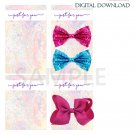 DIY Printable Hair Clip Display Card Template Digital Download PDF Just for You DIY Printable Hair Clip Display Card Template Digital Download PDF Just for You