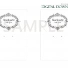 DIY Printable Necklace and Earring Display Card Template Digital Download PDF Handmade DIY Printable Necklace and Earring Display Card Template Digital Download PDF Handmade