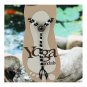 DIY Printable Barefoot Sandal Display Card Template Digital Download PDF Left and Right Foot