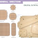 Printable Butterfly Board Loom Instructions Instant Digital Download PDF 4 Pages