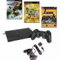 Smaller, Slimmer And Network Ready Playstation 2 Family Value Bundle.