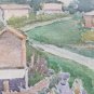 Painting Antique Signed Landscape Countryside