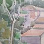 Painting Antique Signed Landscape Countryside