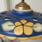Chandelier Antique in Ceramic Hand-Painted Vintage Ceramic Chandelier R116
