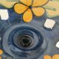 Chandelier Antique in Ceramic Hand-Painted Vintage Ceramic Chandelier R116