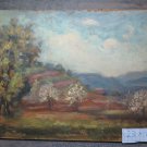 Small Painting Antique Painting Sketch Landscape Style Impressionist Oil p1
