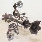 Chandelier Wrought Iron Forged by hand 4 Lights Antique Period First 900 Ch