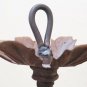 Chandelier Wrought Iron Forged by hand 4 Lights Antique Period First 900 Ch