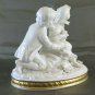 Figurine of Porcelain Capodimonte Group Scene Cortese Vintage N Naples PS8