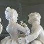 Figurine of Porcelain Capodimonte Group Scene Cortese Vintage N Naples PS8