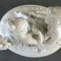 Figurine of Porcelain Capodimonte Group Scene Cortese Vintage N Naples PS8