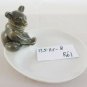 Cup Porcelain Figurine Bear Centerpieces Vintage Copenhagen Denmark R61