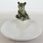 Cup Porcelain Figurine Bear Centerpieces Vintage Copenhagen Denmark R61