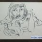 Drawing Pencil on Basket Portrait Woman that Eat Sketch Sketching Studio P28.8