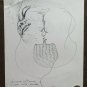 Old Drawing Years' 60 Facciamo Love not the War Author G.Pancaldi P28.9