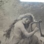 Antique Engraving from an Painting by Hans Zatzka with Frame of Great Dimensions