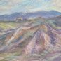 Painting Antique Landscape View Appennino Bolognese Painting Oil Board Signed