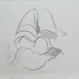 Old Sketch of Painter Modenese G.Pancaldi Nude Female & Faces
