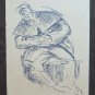 Painting Drawing Sketch on Basket Studio Figure Male Years' 50 Portrait P28.7