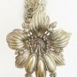 Hook Tie Backs in Bronze Chiselled Flower Shaped Raccoglitenda CH9