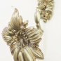 Hook Tie Backs in Bronze Chiselled Flower Shaped Raccoglitenda CH9