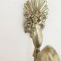 Hook Tie Backs in Bronze Chiselled Flower Shaped Raccoglitenda CH9